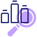 business and finance,bar chart,graph,magnifying glass,research,bar